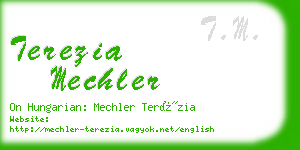 terezia mechler business card